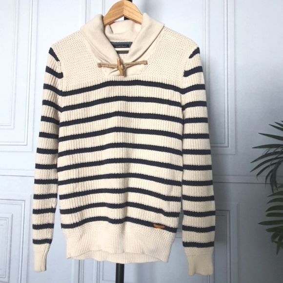 Zara Other - ZARA MAN Striped Knit Sweater Size M